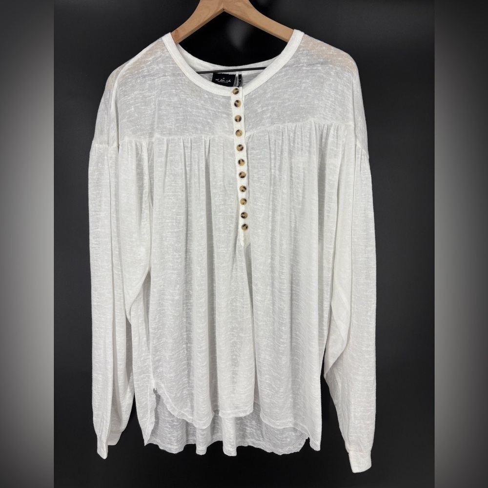 Out from Under for Urban Outfitters White Button-Down Blouse